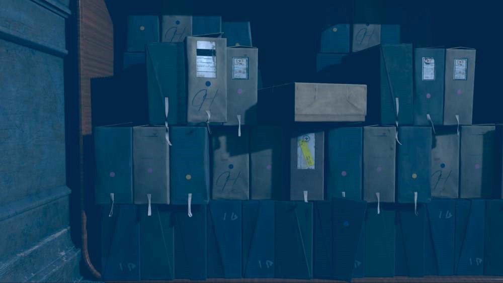 Lavishly-detailed file boxes